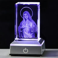 Thumbnail for Gorgeous 3D Virgin Mary LED Night Light - Perfect Religious Gift for Mom, Friends & Family!