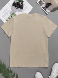 Thumbnail for Christian Slogan Pattern Print Men's T-shirt, Graphic Tee Men's Summer Clothes, Men's Outfits