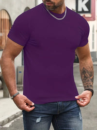Thumbnail for Stand with God in Style: Men's Summer T-Shirts with Cross Round Neck