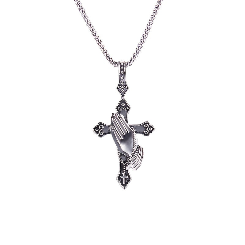 Make a Statement with This Unique Buddha Cross Pendant Necklace!